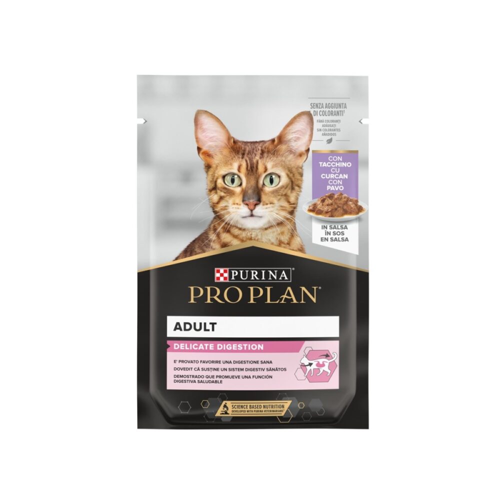 Pro Plan Cat Delicate με Γαλοπούλα σε Σάλτσα 85gr